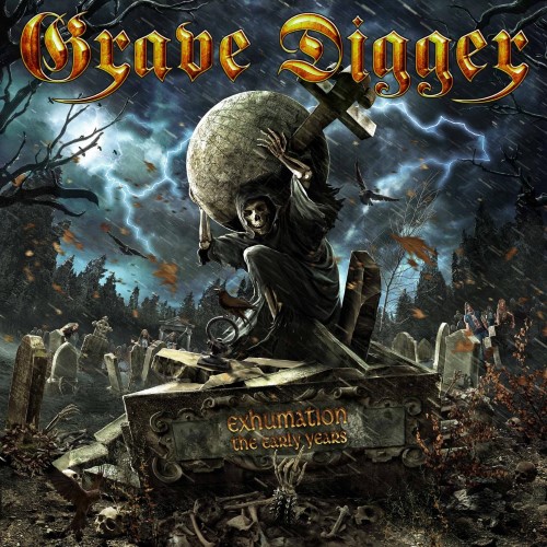 GRAVE DIGGER - Exhumation - The Early Years cover 