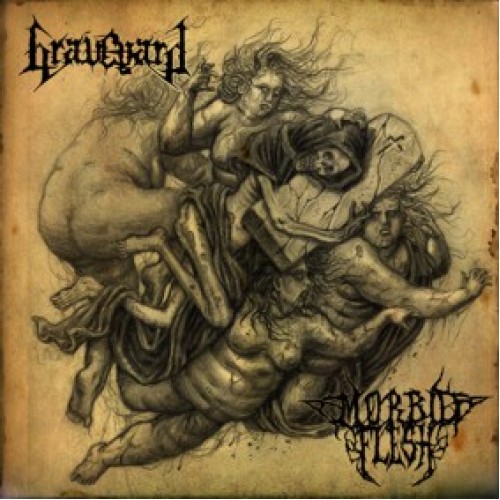 GRAVEYARD - Graveyard / Morbid Flesh cover 