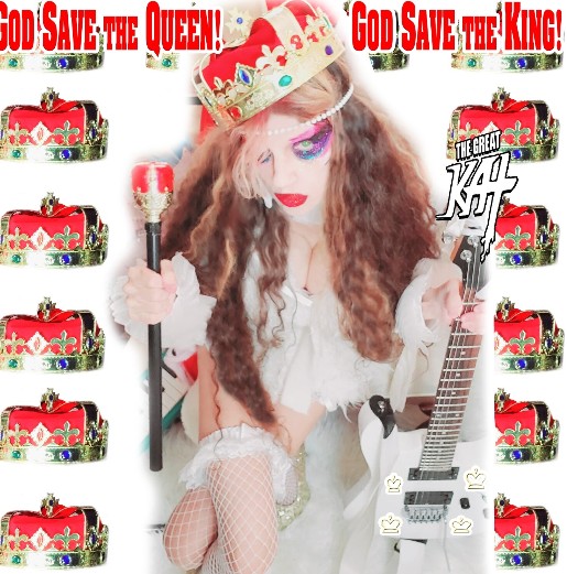 THE GREAT KAT - God Save the Queen! God Save the King! cover 