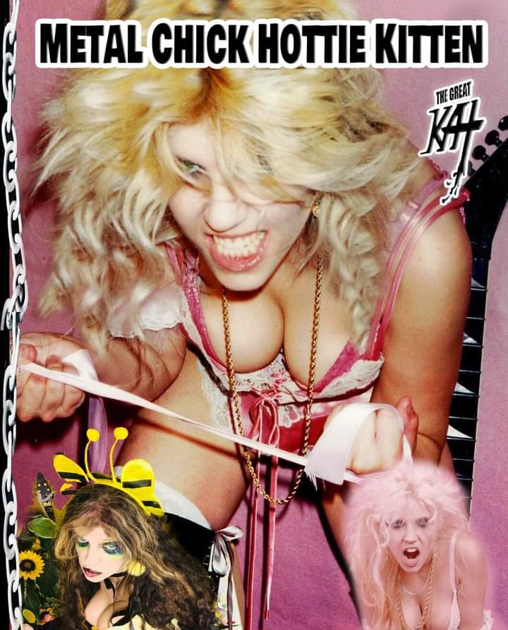 THE GREAT KAT - Metal Chick Hottie Kitten cover 