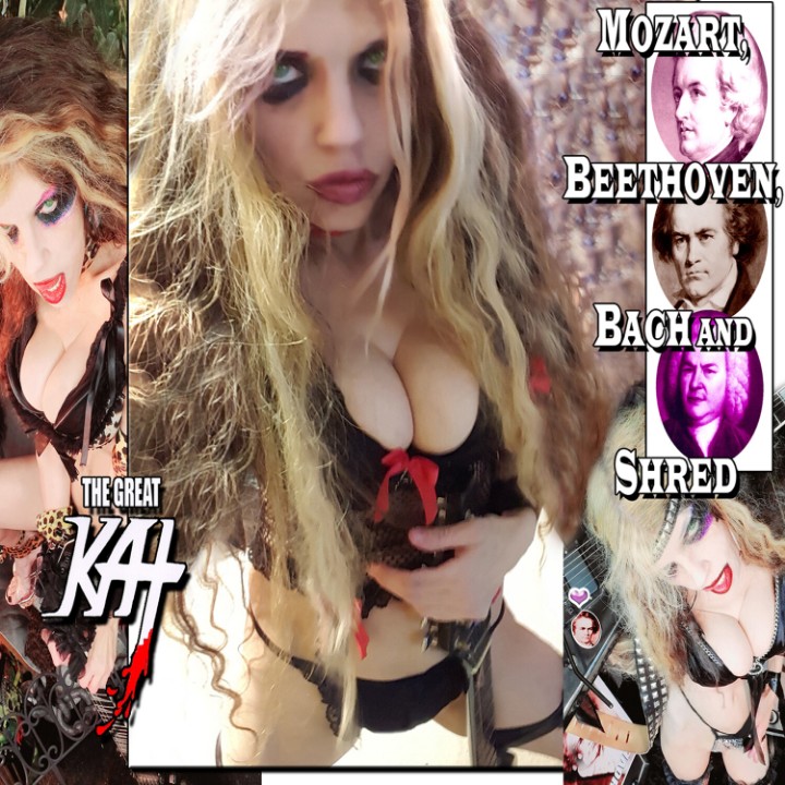 THE GREAT KAT - Mozart, Beethoven, Bach and Shred cover 