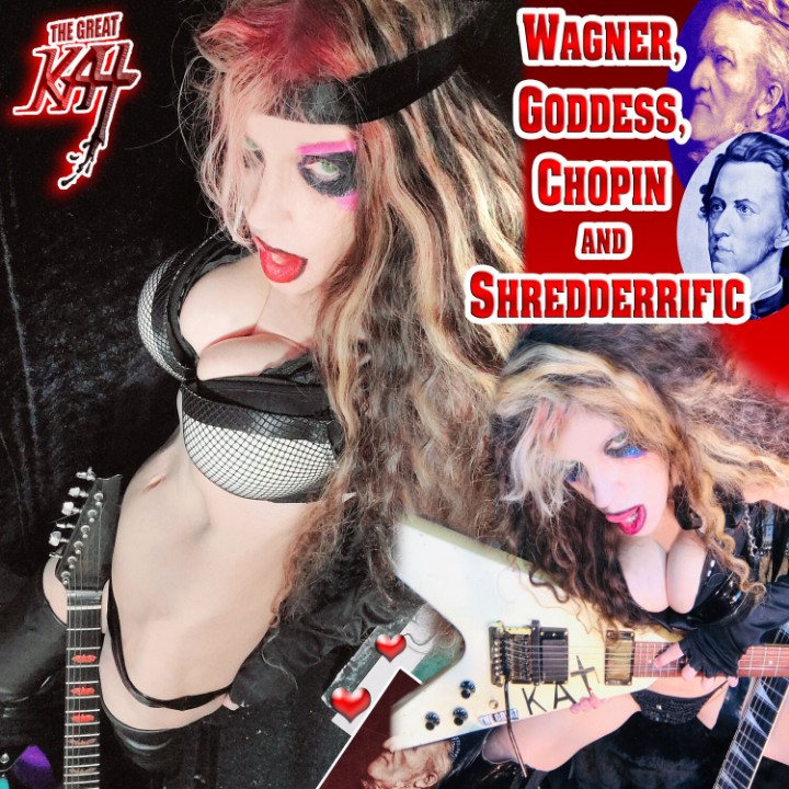 THE GREAT KAT - Wagner, Goddess, Chopin and Shredderrific cover 