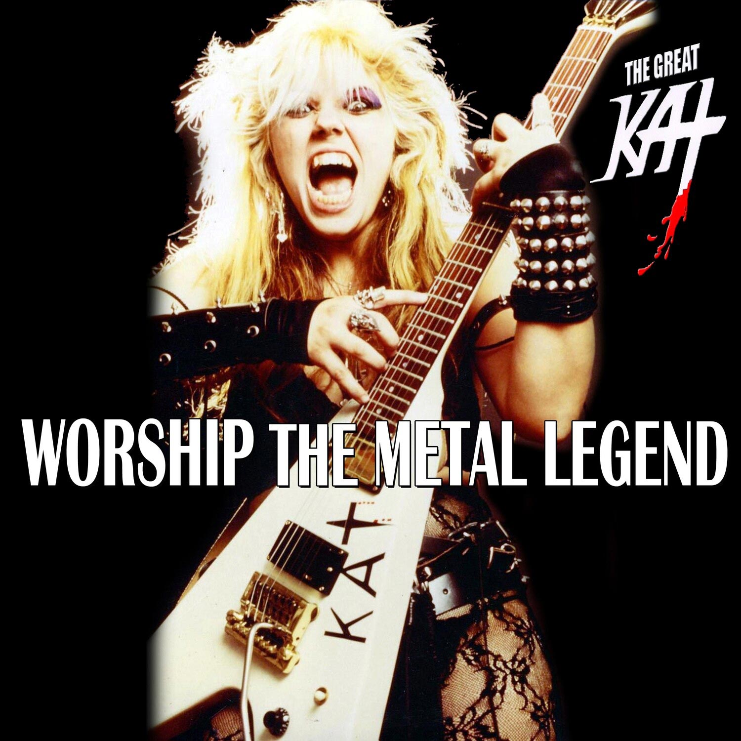 THE GREAT KAT - Worship the Metal Legend cover 