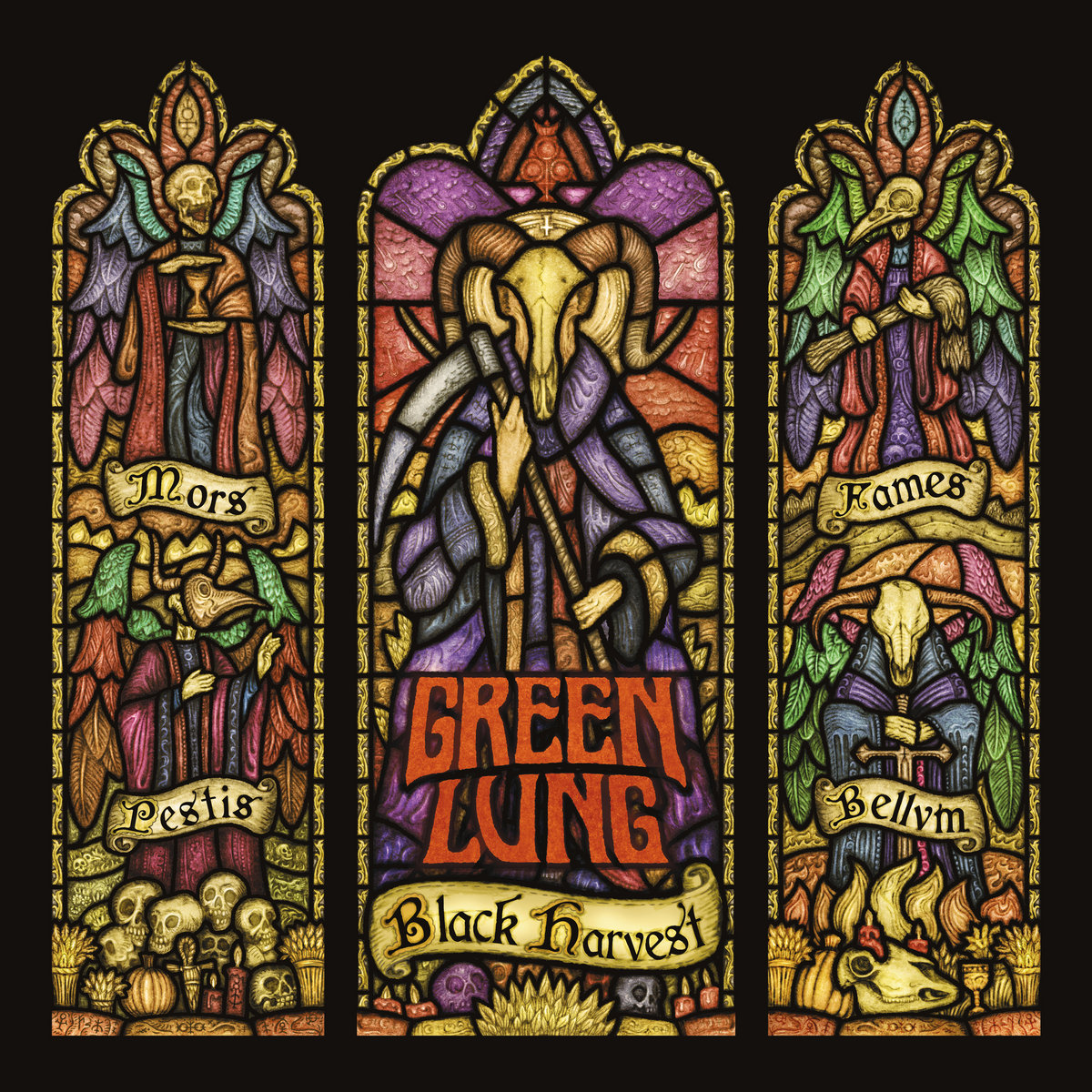 GREEN LUNG - Black Harvest cover 