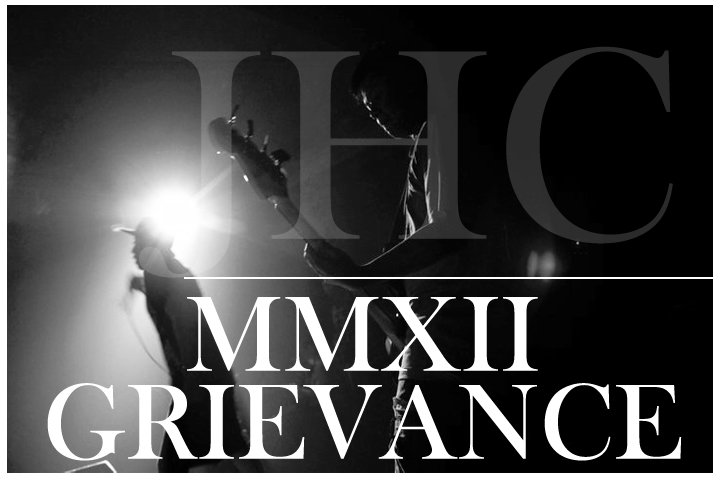 GRIEVANCE - MMXII cover 