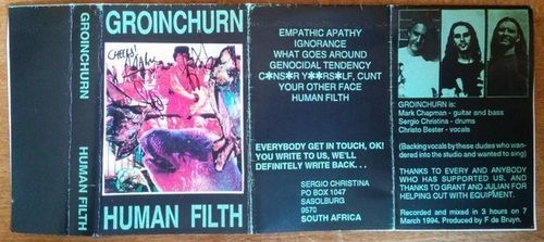 GROINCHURN - Human Filth cover 