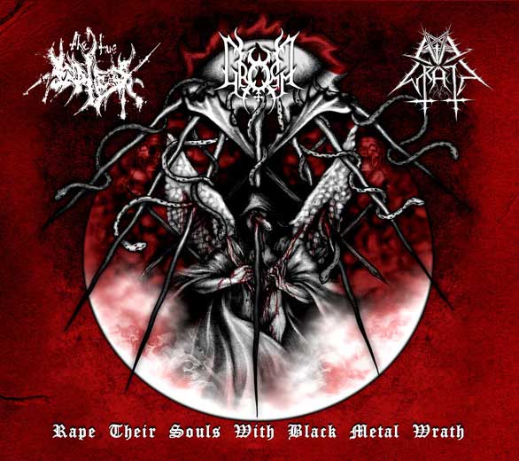 GROMM - Rape Their Souls with Black Metal Wrath cover 