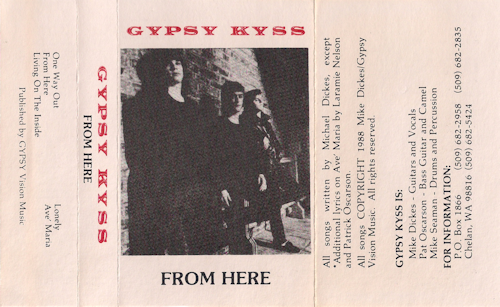 GYPSY KYSS - From Here cover 
