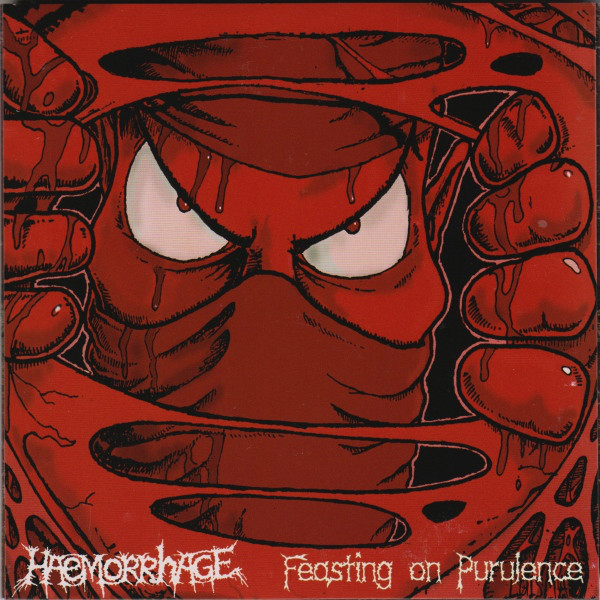 HAEMORRHAGE - Cut God Out / Feasting on Purulence cover 