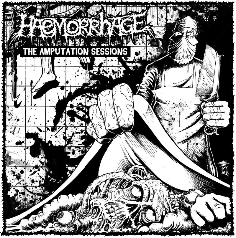 HAEMORRHAGE - The Amputation Sessions cover 