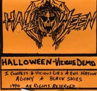 HALLOWEEN - Vicious Demonstration cover 