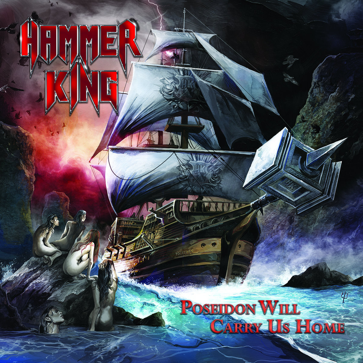 HAMMER KING - Poseidon Will Carry Us Home cover 