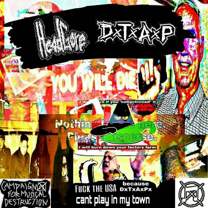 HEADGORE - Fuck The USA, Because DxTxAxPx Can't Play In My Town cover 