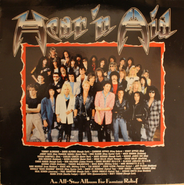 HEAR 'N AID - Hear 'n Aid (An All-Star Album For Famine Relief) cover 