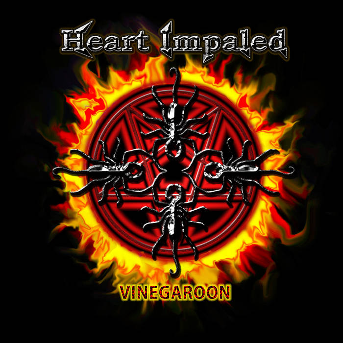 HEART IMPALED - Vinegaroon cover 