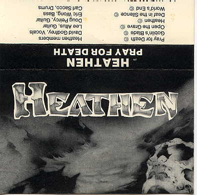 HEATHEN - Pray for Death cover 
