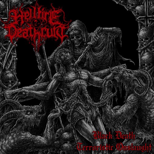 HELLFIRE DEATHCULT - Black Death Terroristic Onslaught cover 