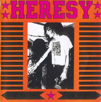 HERESY - Never Slit Thanks cover 