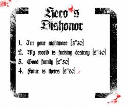 HERO'S DISHONOR - Hero's Dishonor cover 