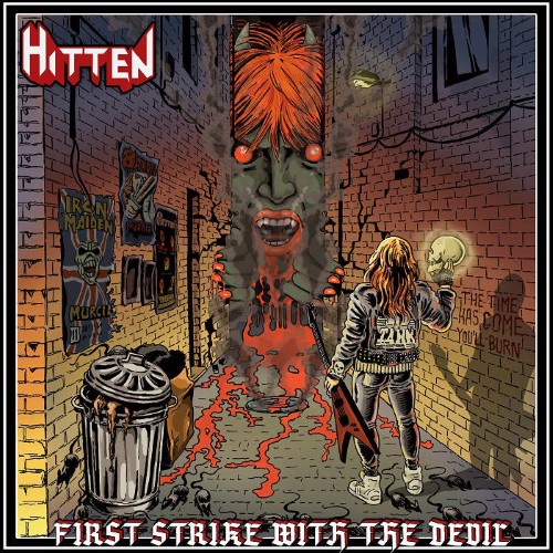 HITTEN - First Strike with the Devil cover 