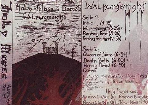 HOLY MOSES - Walpurgisnight cover 