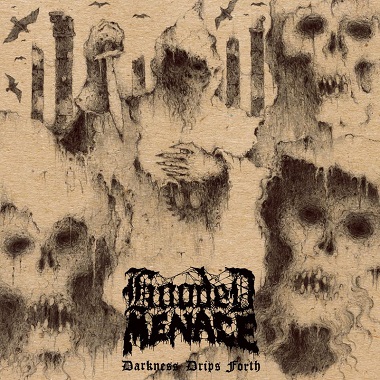HOODED MENACE - Darkness Drips Forth cover 