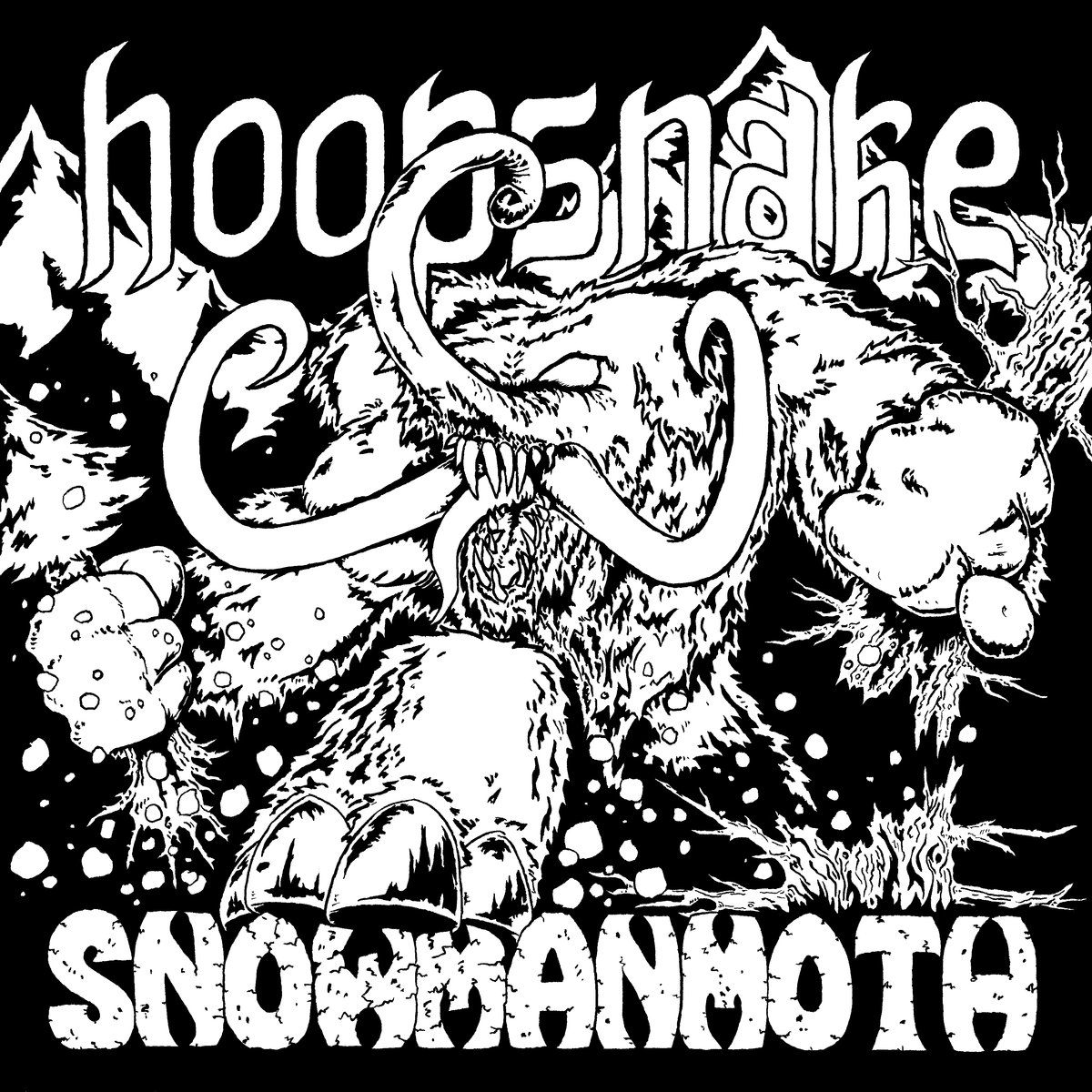 HOOPSNAKE - Snowmanmoth cover 
