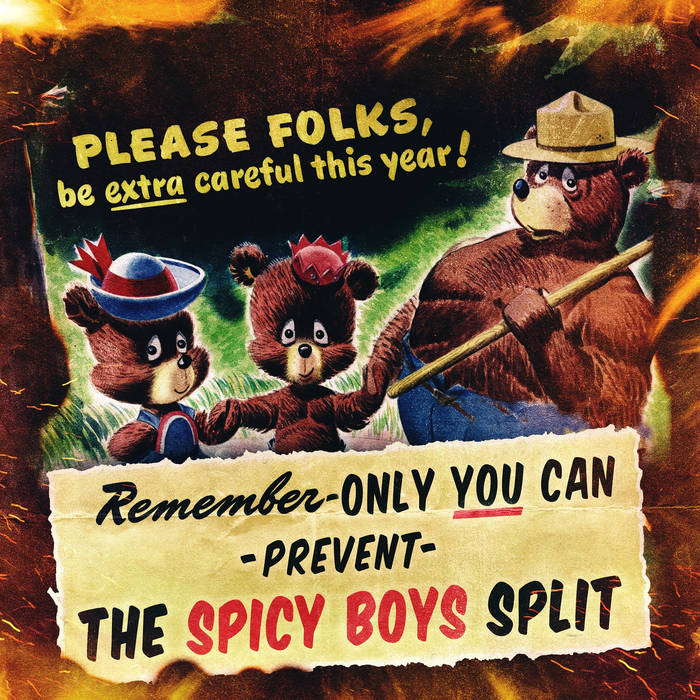 HOT GOSPEL - The Spicy Boys Split cover 