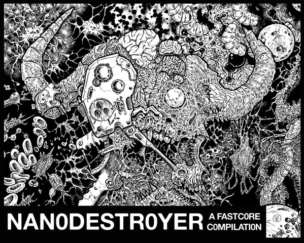 HUMMINGBIRD OF DEATH - Nanodestroyer - A Fastcore Compilation cover 