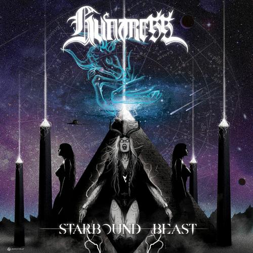HUNTRESS - Starbound Beast cover 
