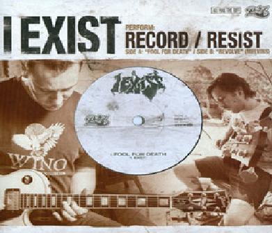 I EXIST - Record / Resist cover 