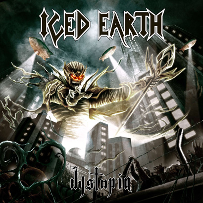 ICED EARTH - Dystopia cover 