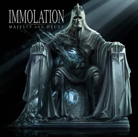 IMMOLATION - Majesty and Decay cover 