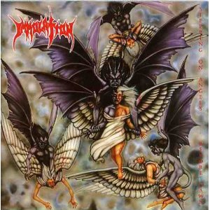 IMMOLATION - Stepping on Angels... Before Dawn cover 