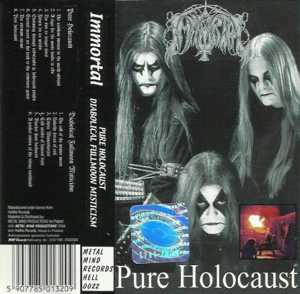 IMMORTAL - Pure Holocaust / Diabolical Fullmoon Mysticism cover 
