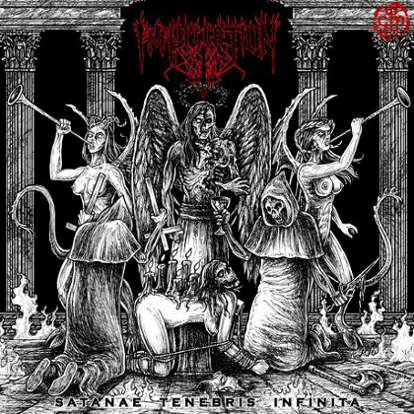 IMPRECATION - Satanae Tenebris Infinita cover 