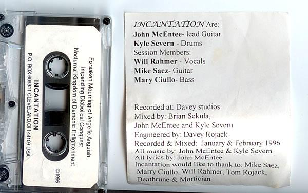 INCANTATION - Promo 1996 cover 