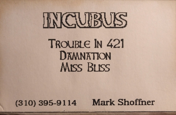 INCUBUS (CA) - Trouble in 421 cover 
