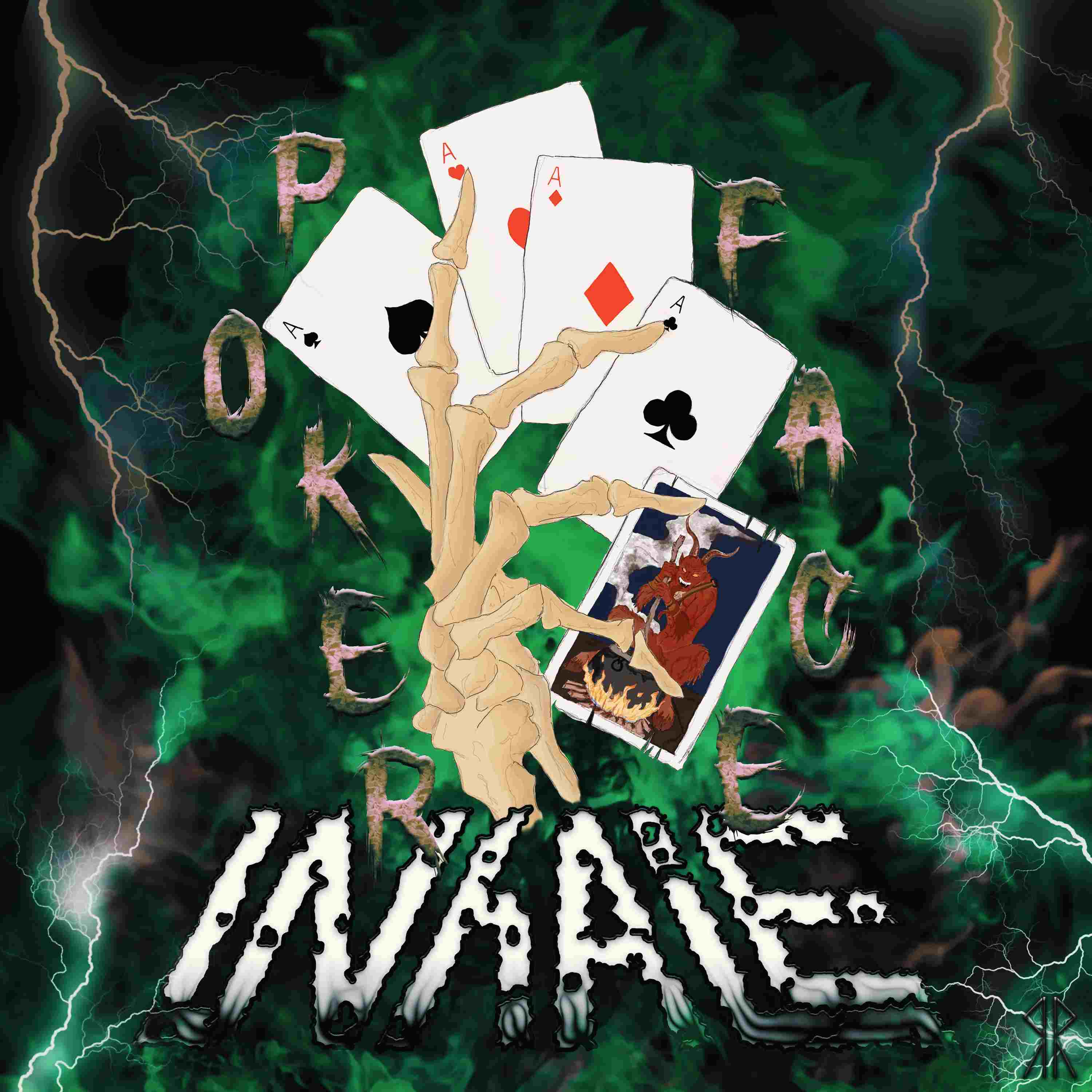 INHALE - Poker Face cover 