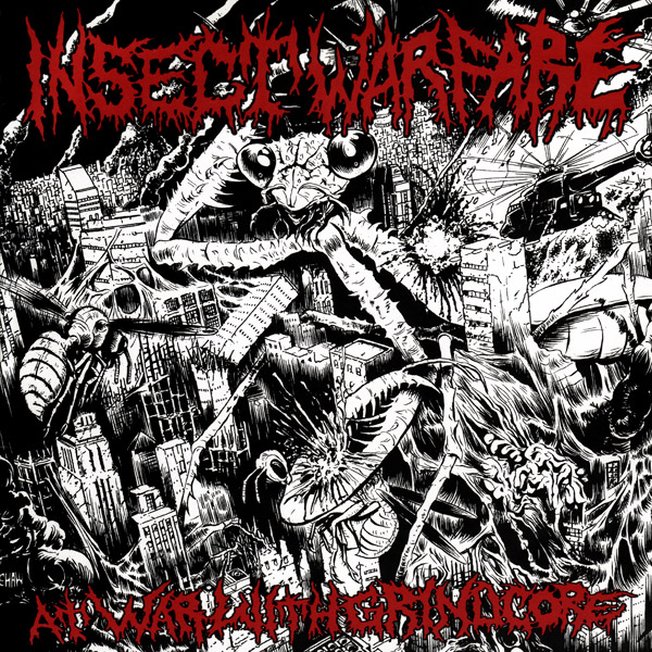 INSECT WARFARE - At War With Grindcore cover 