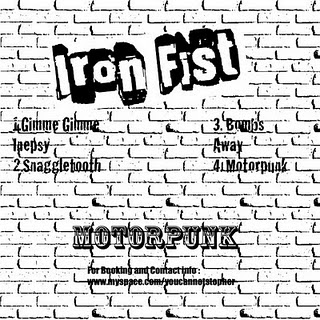 IRON FIST - Motorpunk cover 