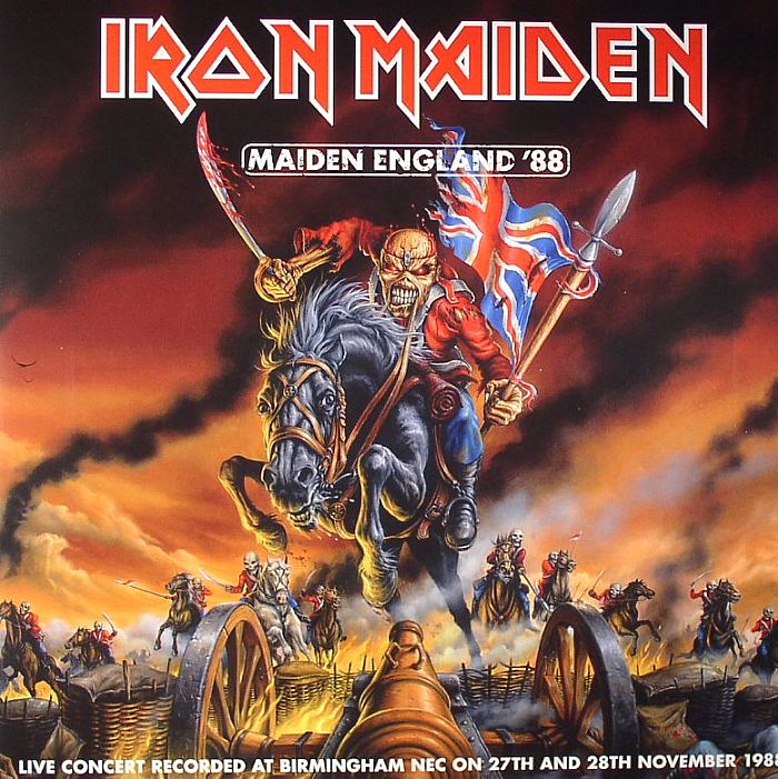 IRON MAIDEN - Maiden England 88 cover 
