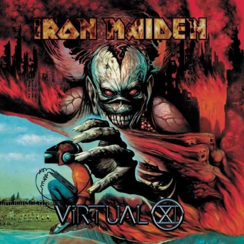 IRON MAIDEN - Virtual XI cover 