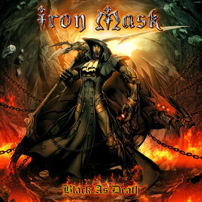IRON MASK - Black As Death cover 