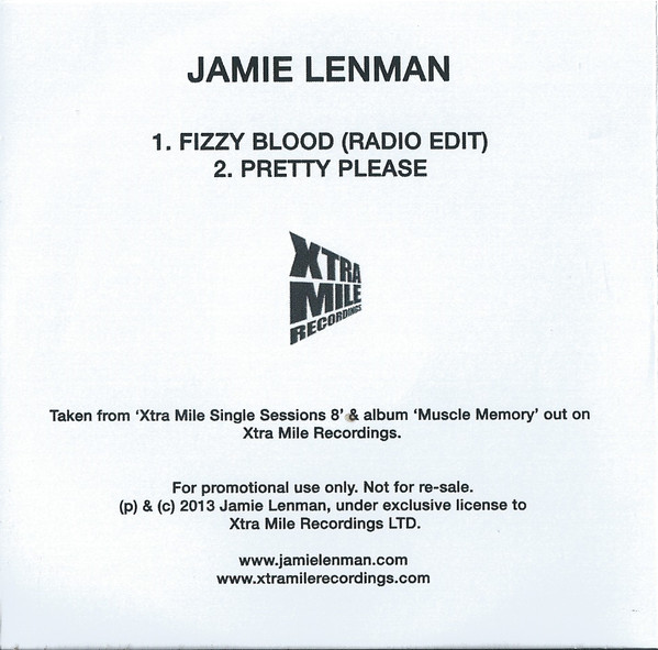 JAMIE LENMAN - Fizzy Blood / Pretty Please cover 