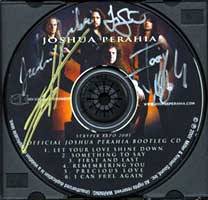 JOSHUA PEREHIA - Official Joshua Perahia Bootleg CD cover 