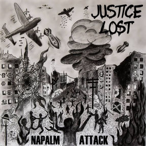 JUSTICE LOST - Napalm Attack cover 