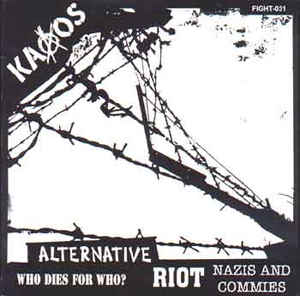 KAAOS - Kaaos / Svart Aggression ‎ cover 