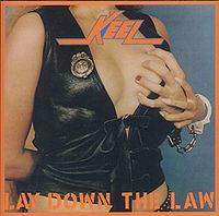 KEEL - Lay Down the Law cover 