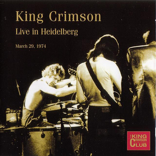 KING CRIMSON - Live In Heidelberg, 1974 cover 
